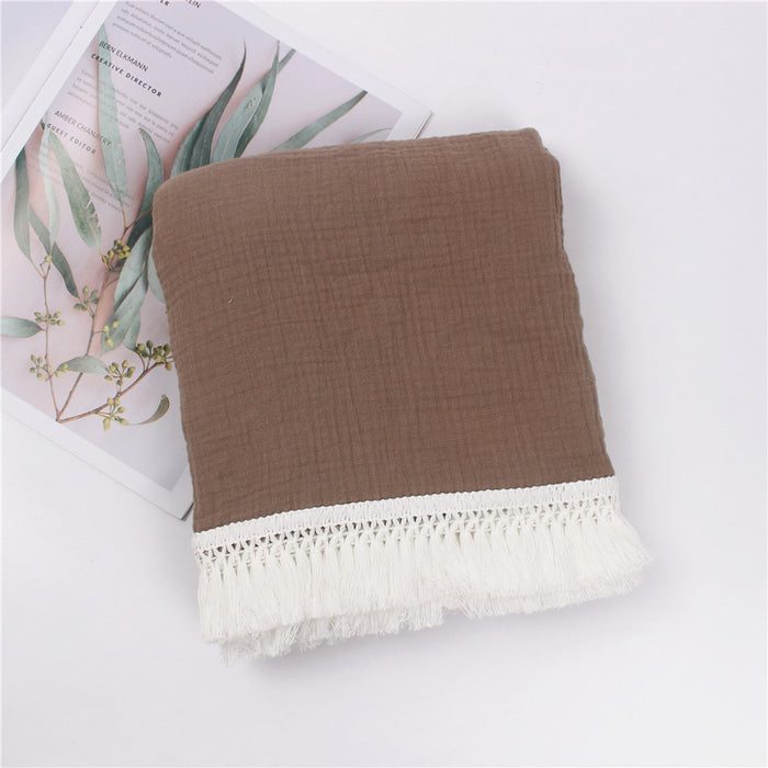Children’s Cotton Tassel Blanket