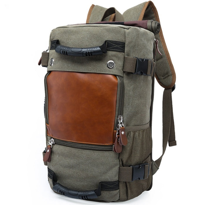 KAKA Vintage Canvas Travel Backpack