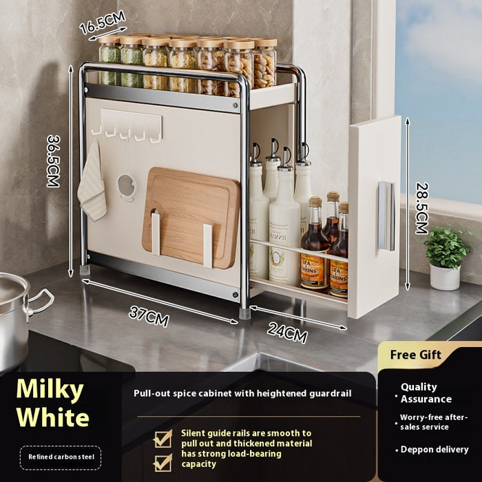 Pull-Out Multi-Layer Kitchen Storage Rack