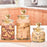 3-Piece Glass Storage Jars Set (650-1400ml)
