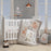 Painted Forest 4-Piece Crib Bedding Set - Gray, Beige, White