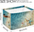 Storage Basket Tropical Sea Beach Starfish Seashell Storage Cube Box Durable Canvas Collapsible Toy Basket Organizer Bin with Handles for Shelf Closet Bedroom Home Office