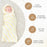 Muslin Baby Bath Towel Set, 2 Large Gauze Super Soft Baby Bath Towel and 3 Washcloths, 6 Layers Muslin Cotton Infant Blanket Suitable for Baby'S Delicate Skin (Amsicotion)