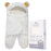 -Cute Bear Organic Newborn Swaddle Wrap-Gender Neutral Soft Baby Blanket, Newborn Baby Registry Gift (Golden Brown, 0-3M)