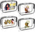 4 Pcs African American Makeup Bag Gifts for Black Women Clear Travel Toiletry Bag Zippered Funny Cosmetics Pouch Multi Purpose Organizer for Women Inspirational Gifts