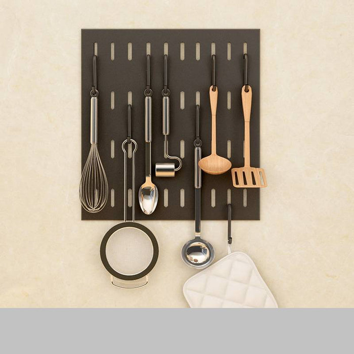 Stainless Steel Wall-Mounted Kitchen Storage Rack