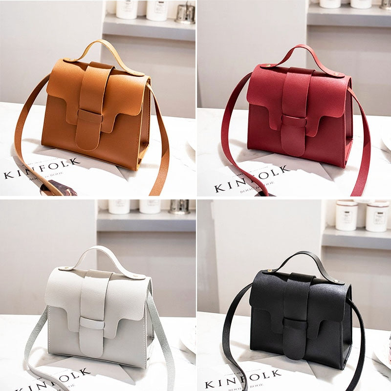 Casual Small Leather Crossbody Bag