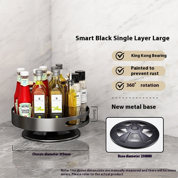 Rotating Double-Layer Seasoning Rack