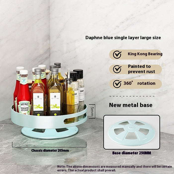 Rotating Double-Layer Seasoning Rack