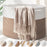 Throw Blanket Basket for Living Room | Xxxlarge Rope Basket for Storage | Large Woven Basket for Storage | Pillow Basket & Blanket Holder for Bedroom | Woven Laundry Hamper Basket - 22" X 14"