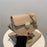 French Semi-Circle New Texture  Shoulder Saddle Bag