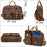 Retro Crazy Horse Leather Travel Bag
