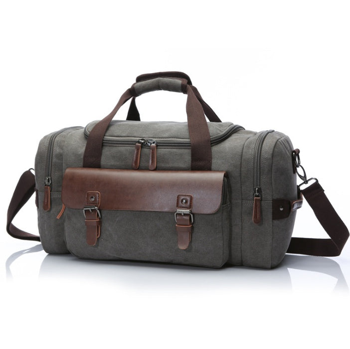 Khaki  Weekender Canvas Duffel