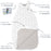 4 Season Ultimate Baby Sleeping Bag - Merino Wool and Organic Cotton - Universal Size Adjustable Sleep Sack for Baby - Two-Way Zipper Sleeping Bag (2-24 Months) - Night Sky