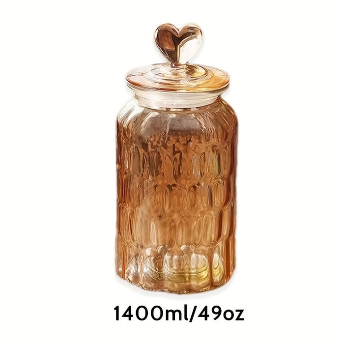 3-Piece Glass Food Storage Jars Set