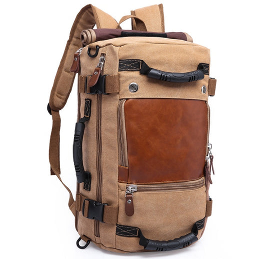 KAKA Vintage Canvas Travel Backpack