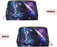 Large Travel Makeup Bag - Feathered Wolf Pvc Leather Cosmetic Bags for Women with Zipper, Portable Makeup Pouch Skincare Bag Toiletry Bag for Women
