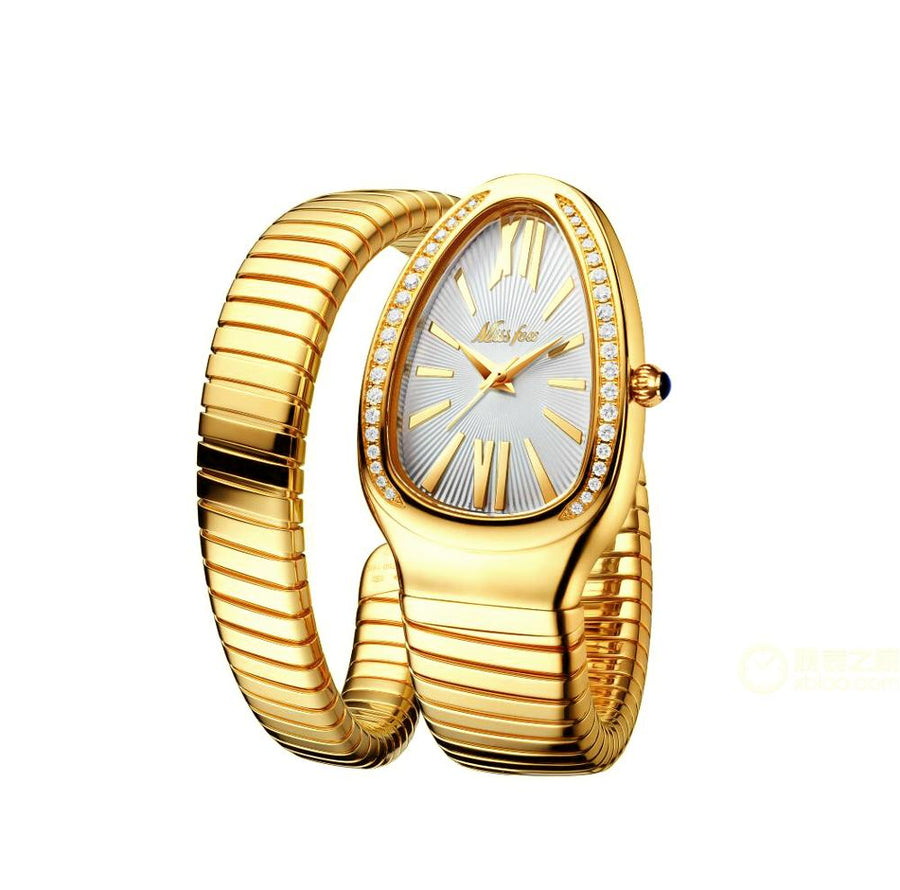Women's Watches Snake Shape Luxury Wrist Watch