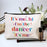 Dance Makeup Bag Gift, Dance Coach Dance Teacher Gift, Dancer Lovers Gift, Dance Cosmetic Bag for Women, Zipper Pouch Birthday Christmas Gifts, It'S Me, Hi I'M the Dancer6Jm261