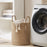 Jute Rope Laundry Hamper Basket, 58L Tall Woven Collapsible Baskets for Blanket Organizing Clothes Hamper for Laundry Bedroom Storage