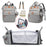 Lamroro Diaper Bag Backpack, Baby Diaper Bags, Multifunctional Travel Diaper Backpack for Baby Boy & Girls, with Portable Diaper Pad, Stroller Straps, Pacifier Case, Toy Rack, and Mosquito Net. Baby Registry Search, Newborn E
