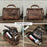 Vintage Genuine Cowhide Leather Multi-Purpose Travel