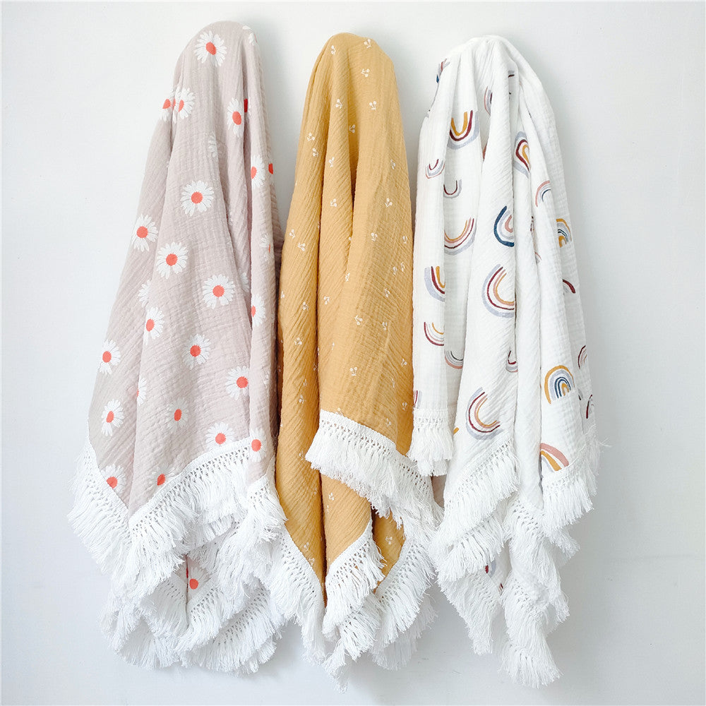 Children’s Cotton Tassel Blanket