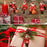 27-Piece African American Santa Claus Christmas Ornament Set.