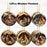 12pcs Handcrafted Wooden Nativity Scene Ornaments.