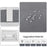1Pack Large Laundry Basket 75L Each Waterproof Freestanding Laundry Hamper Collapsible Tall Clothes Hamper with Extended Handles for Clothes Toys in the Dorm and Family-Gradient Grey