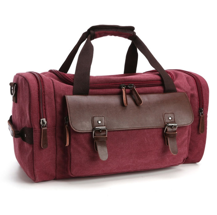 Khaki  Weekender Canvas Duffel