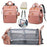 Lamroro Diaper Bag Backpack, Baby Diaper Bags, Multifunctional Travel Diaper Backpack for Baby Boy & Girls, with Portable Diaper Pad, Stroller Straps, Pacifier Case, Toy Rack, and Mosquito Net. Baby Registry Search, Newborn E