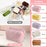 Fluffy Cosmetic Bag Plush Makeup Bag Cute Makeup Tool Storage Bag Makeup Pouch Portable Cosmetics Case for Girls Women(Pink )