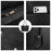 by  Women'S PU Leather Alligator Grain Fashion Handbag, Black