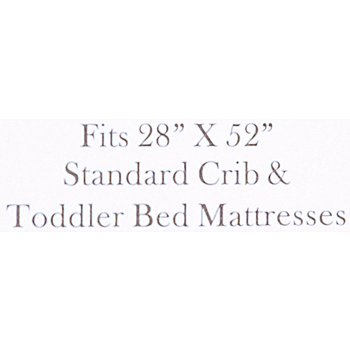 100% Natural Cotton Fitted Crib Sheet 52" X 28" - Soft, Breathable, Hypoallergenic & Gentle Toddler Bed Sheet, Blue, Neutral for Boys & Girls