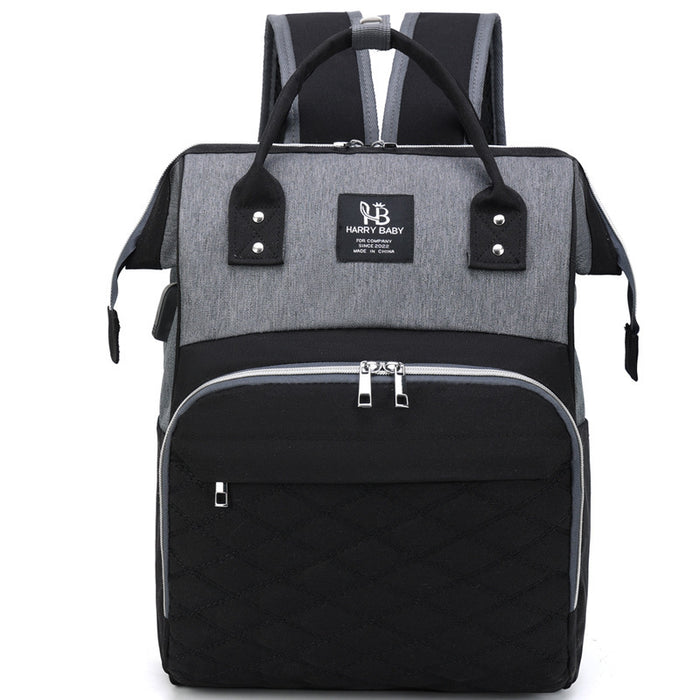 Large Capacity USB Diaper Bag