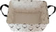 Rectangular Storage Bin Shelf Basket Canvas Fabric Toy Box,Waterproof Coating Nursery Hamper with Handles,Gift Basket for Home,Office,Clothes,Books(Deer)