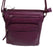 Women'S Premium Genuine Leather Organizer Purse Ladies Crossbody Shoulder Bag