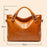 Oil Wax Leather Designer Handbag