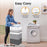 2Pack 75L Large Freestanding Laundry Hamper, Collapsible Laundry Basket Hamper with Handles Waterproof Clothes Hamper Organizer for Easy Storage
