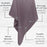 Organic Muslin Swaddle Blankets - 100% Cotton for Girl and Boy - Receiving Blanket - 2 Pack of Baby Swaddle Blankets for Gender Neutral Nursery (Mauve and Beige)