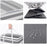 2Pack Large Laundry Basket Waterproof Freestanding Laundry Hamper Collapsible US
