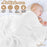 Muslin Baby Bath Towel Set, 2 Large Gauze Super Soft Baby Bath Towel and 3 Washcloths, 6 Layers Muslin Cotton Infant Blanket Suitable for Baby'S Delicate Skin (Amsicotion)