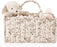 Floral Diaper Caddy Organizer, Cotton Baby Basket, Gift for Baby Shower, Newborn Essentials, Pastoral Daisy