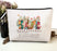 Booktrovert Cosmetic Bag Book Lovers Gifts Funny Wildflowers Book Reading Makeup Bag Bookworm Gift Travel Cosmetic Bag for Women Girl Birthday Graduation Gift (Wildflowers-6Jm263)