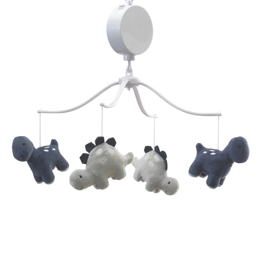 Roar Blue/Gray Dinosaur Musical Baby Crib Mobile