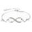 Shanti  Silver 8 Character Bracelet