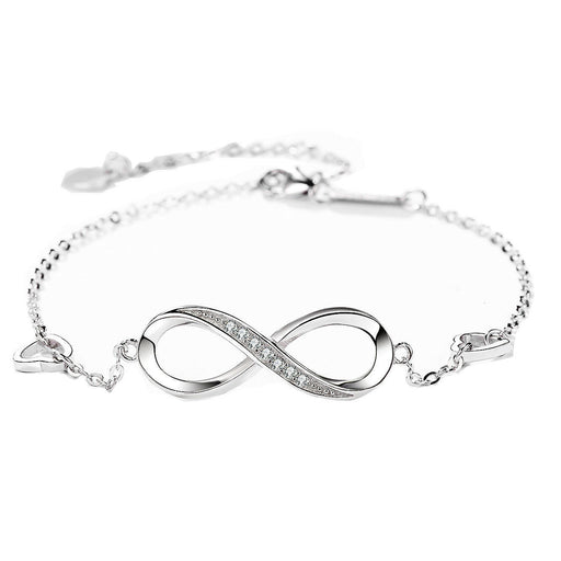 Shanti  Silver 8 Character Bracelet