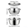 3-Piece Stainless Steel Vegetable Chopper Set with Storage Container