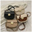 French Semi-Circle New Texture  Shoulder Saddle Bag